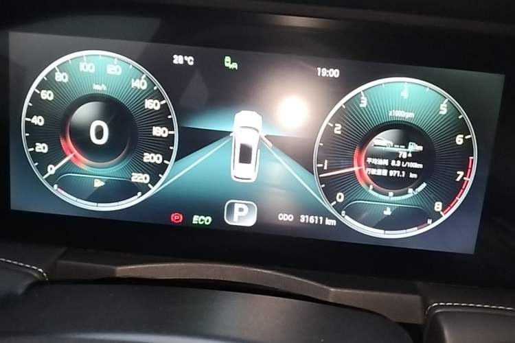 Used JETOUR X90 2020 1.5T DCT Shadow Wisdom Edition 5-seater Instrument Cluster