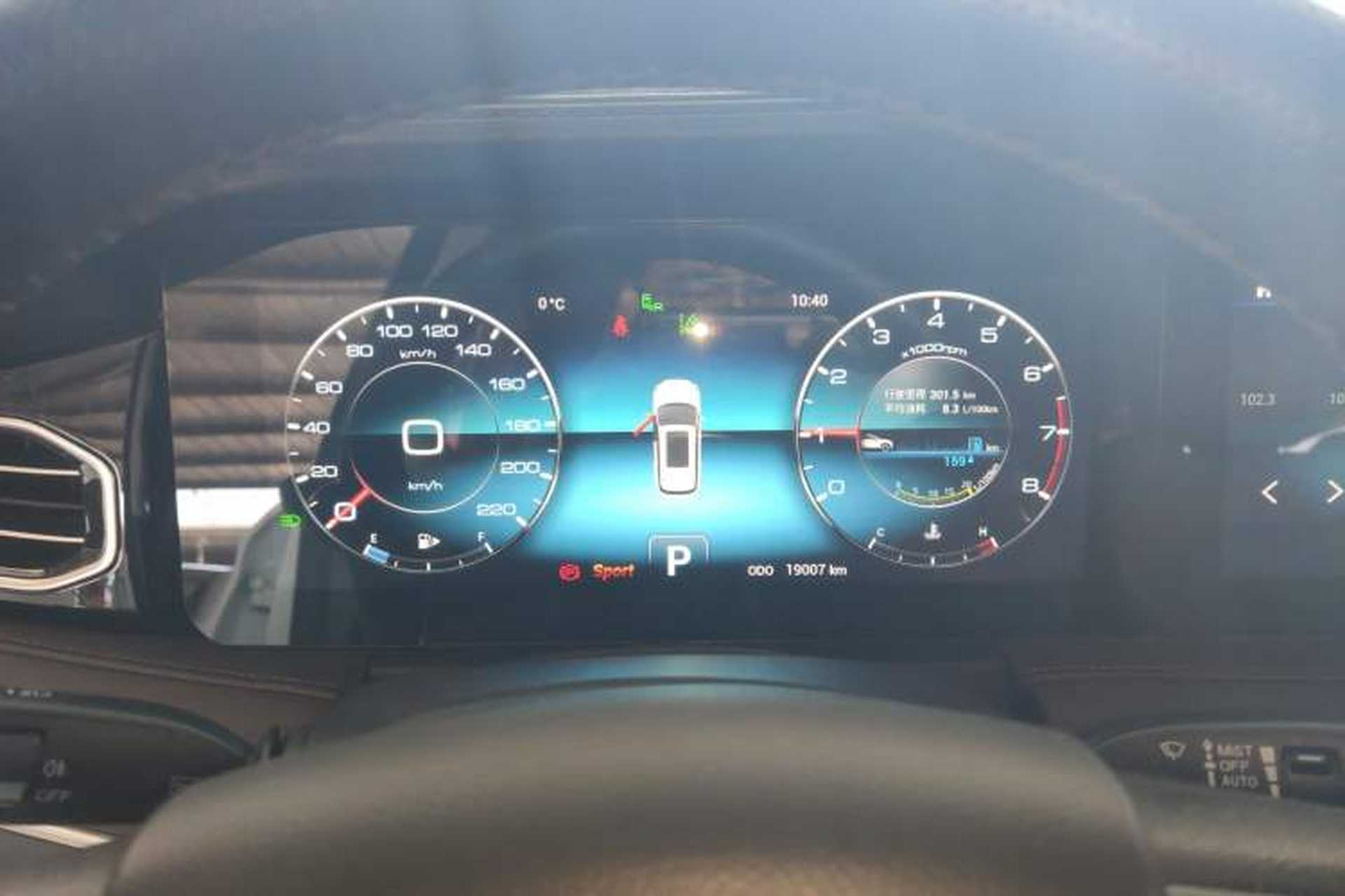 Used JETOUR X90 2020 1.6T DCT Shadow Edition 7-Seater Instrument Cluster