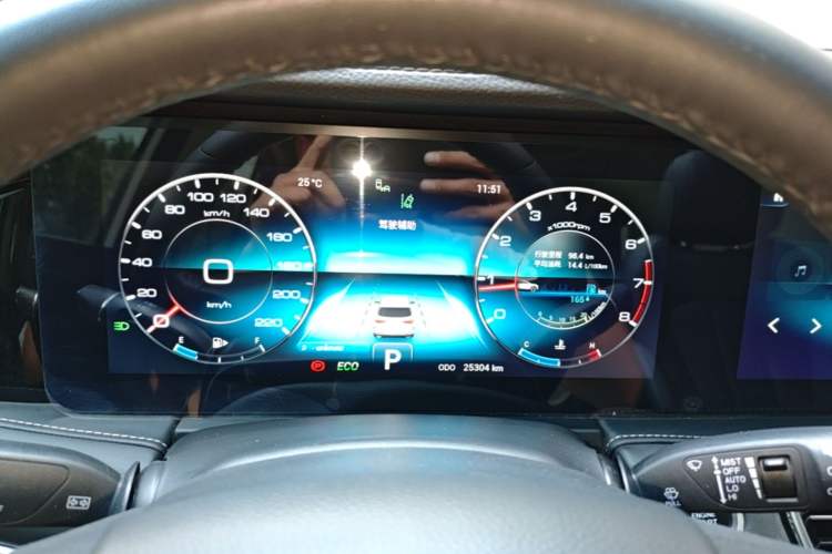 Used JETOUR X90 2020 1.6T DCT Shadow Edition 7-Seater Instrument Cluster