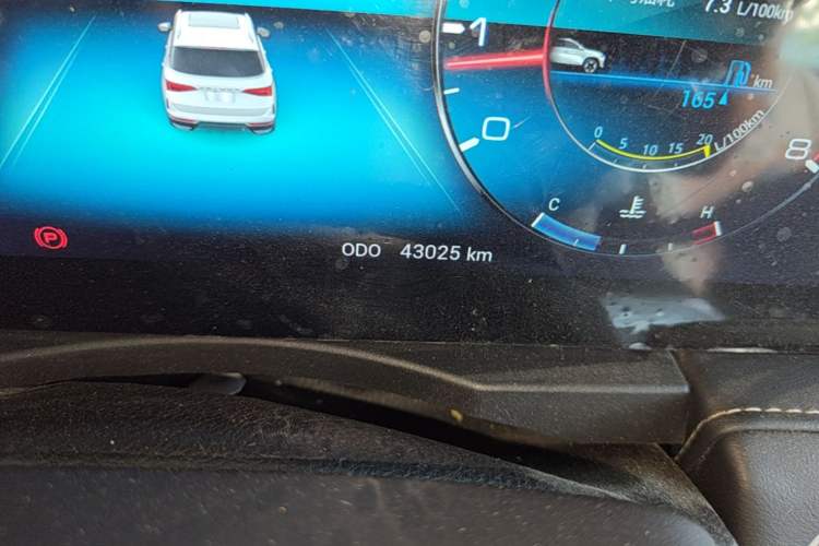 Used JETOUR X90 2020 1.5T Manual Shadow Joy 7-Seater Odometer Close Up