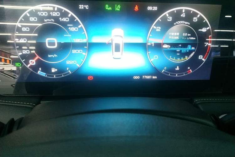 Used JETOUR X90 2020 1.5T Manual Shadow Fun Edition 5 Seats Odometer Close Up