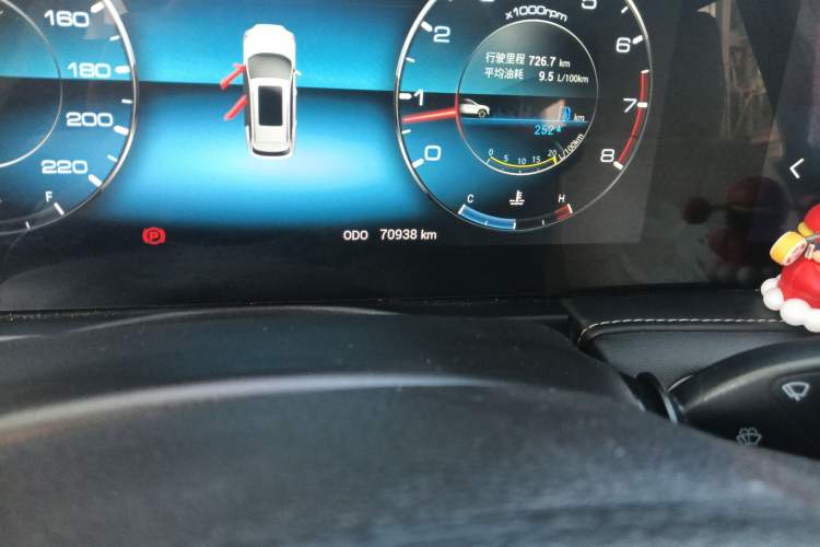 Used JETOUR X90 2020 1.5T Manual Shadow Fun Edition 7-Seater Odometer Close Up