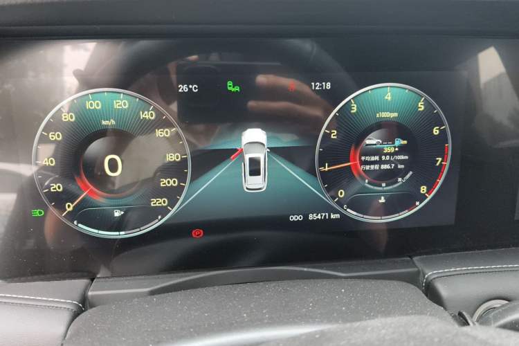 Used JETOUR X90 2021 1.5T Manual Shadow Fun Edition 7-Seater Instrument Cluster