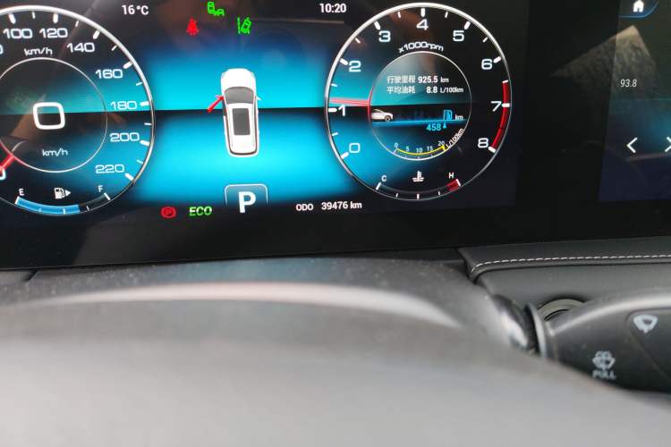 Used JETOUR X90 2021 1.6T DCT Shadow Edition 7-Seater Odometer Close Up