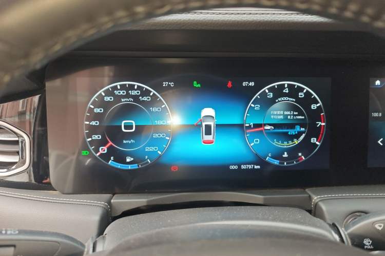 Used JETOUR X90 2021 1.5T Manual Shadow Fun Edition 7-Seater Instrument Cluster