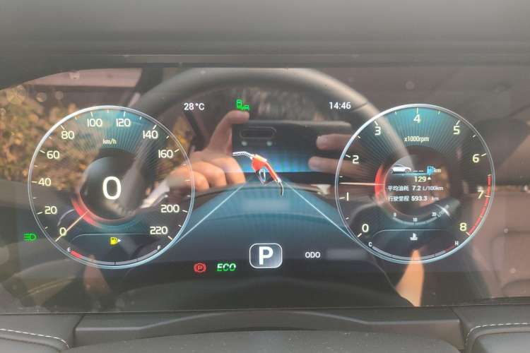 Used JETOUR X90 2021 1.5T DCT Shadow Wisdom Edition 5 Seats Instrument Cluster