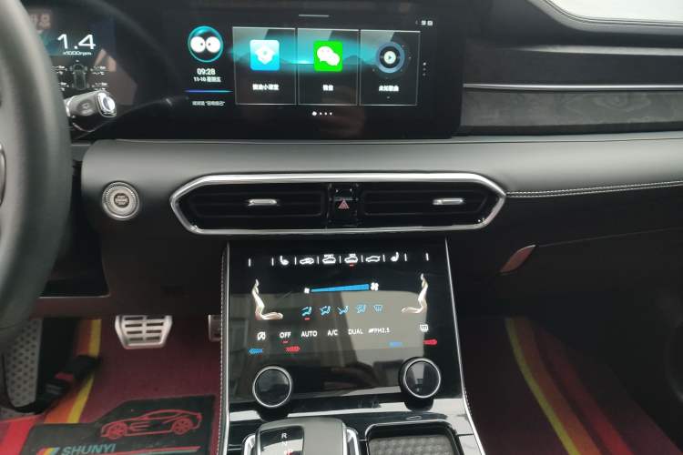 Used JETOUR X90 2022 Zilong 2.0T DCT Changsheng Edition 5-seater Audio And AC Panel