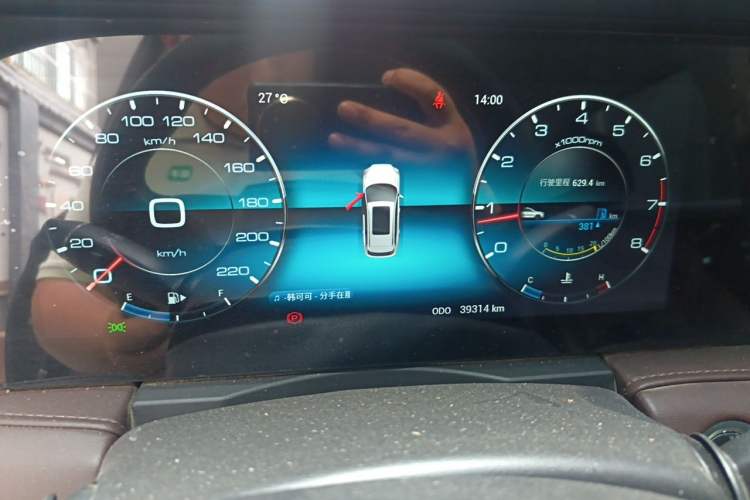 Used JETOUR X90 2022 1.5T Manual Shadow Edition 5-Seater Instrument Cluster