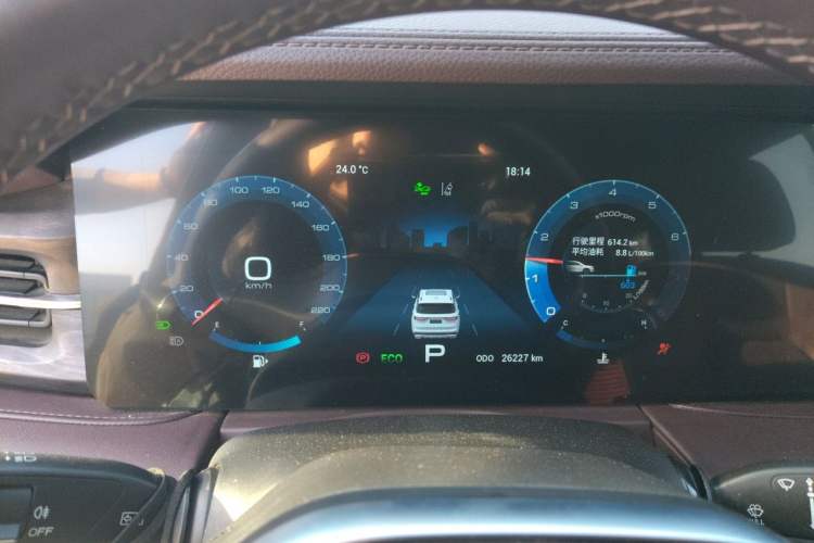 Used JETOUR X90 2022 Zilong 2.0T DCT Changsheng Edition 5-seater Instrument Cluster