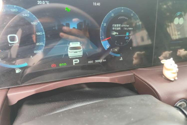Used JETOUR X90 2022 Zilong 2.0T DCT Changsheng Edition 7-Seater Odometer Close Up