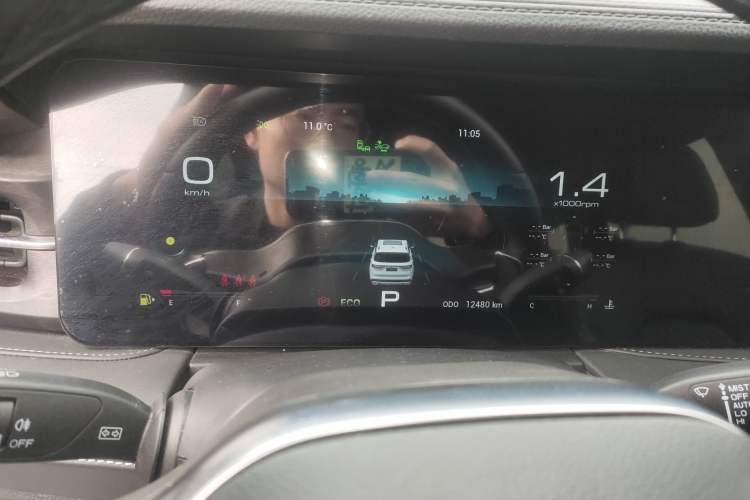 Used JETOUR X90 2022 Zilong 2.0T DCT Wushen Edition 7-Seater Instrument Cluster