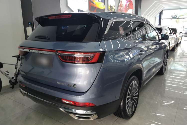 Used JETOUR X90 2022 Zilong 2.0T DCT Wushen Edition 7-Seater Rear Right 45 Deg
