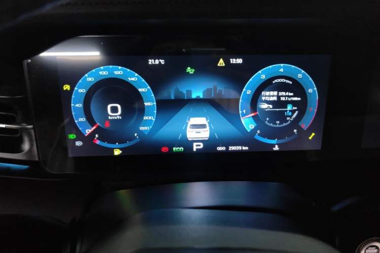 Used JETOUR X90 2022 Zilong 2.0T DCT Changsheng Edition 5-seater Instrument Cluster