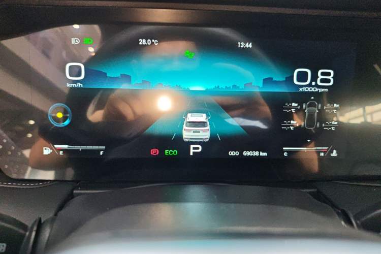 Used JETOUR X90 2022 Zilong 2.0T DCT Changsheng Edition 5-seater Instrument Cluster