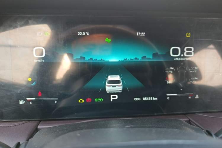 Used JETOUR X90 2022 Zilong 2.0T DCT Changsheng Edition 7-Seater Instrument Cluster