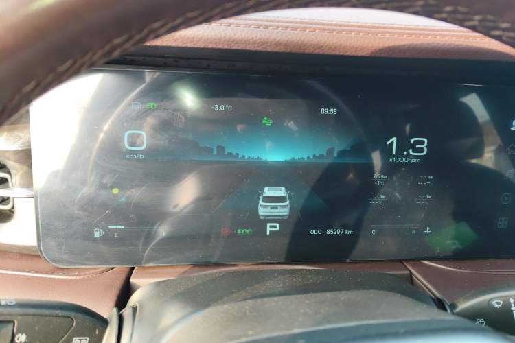 Used JETOUR X90 2022 Zilong 2.0T DCT Changsheng Edition 7-Seater Instrument Cluster