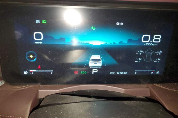 Used JETOUR X90 2022 Zilong 2.0T DCT Changsheng Edition 7-Seater Instrument Cluster