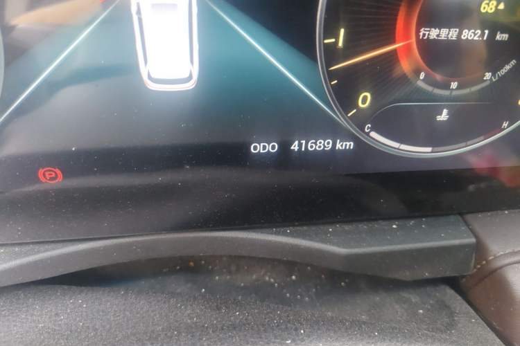 Used JETOUR X90 2022 1.5T Manual Shadow Comfort Edition 5 Seats Odometer Close Up