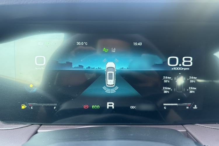 Used JETOUR X90 2023 Zilong 2.0T DCT Changsheng Edition 5-seater Instrument Cluster