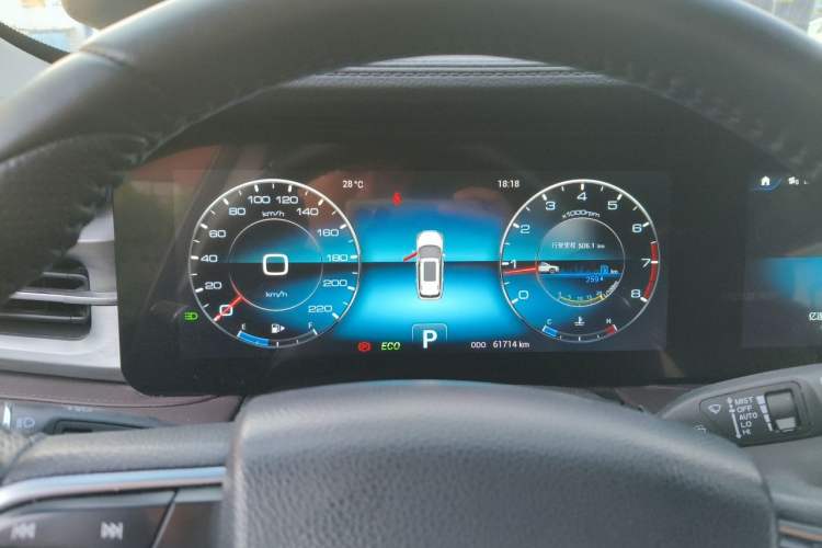Used JETOUR X90 2023 Zilong 2.0T DCT Wushen Edition 7-Seater Instrument Cluster