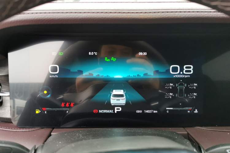 Used JETOUR X90 2023 Zilong 2.0T DCT Wushen Edition 5 Seats Instrument Cluster