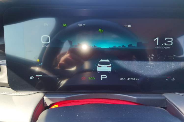 Used JETOUR X90 2023 Zilong 2.0T DCT Wushen Edition 7-Seater Instrument Cluster