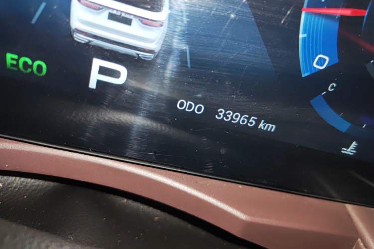 Used JETOUR X90 2023 Zilong 2.0T DCT Changsheng Edition 7-Seater Odometer Close Up
