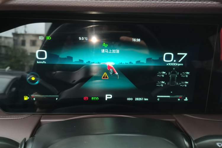 Used JETOUR X90 2023 Zilong 2.0T DCT Changsheng Edition 5-seater Instrument Cluster
