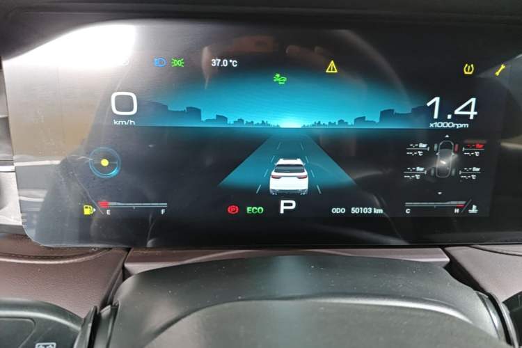 Used JETOUR X90 2023 Zilong 2.0T DCT Changsheng Edition 7-Seater Instrument Cluster
