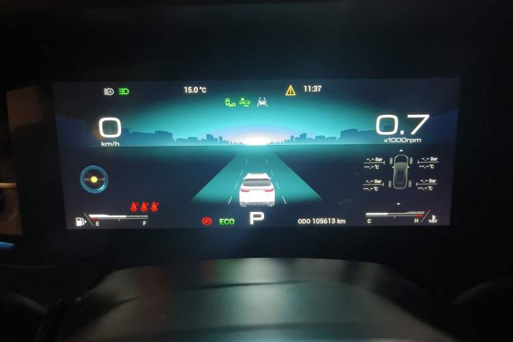 Used JETOUR X90 2023 Zilong 2.0T DCT Wushen Edition 5 Seats Instrument Cluster