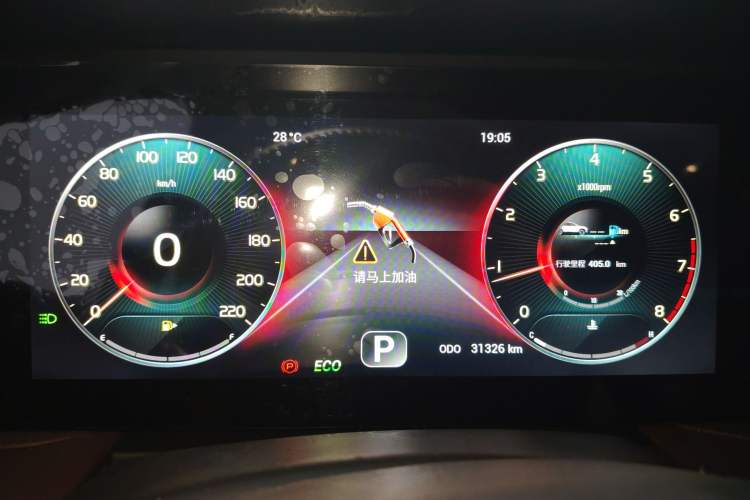 Used JETOUR X90 2024 1.6T DCT Qilin Edition 5 Seats Instrument Cluster