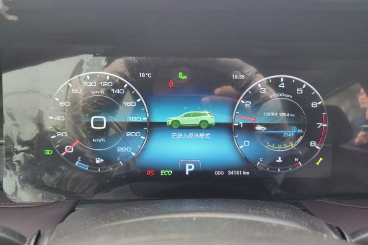 Used JETOUR X90 2024 1.6T DCT Qilin Edition 7-Seater Instrument Cluster