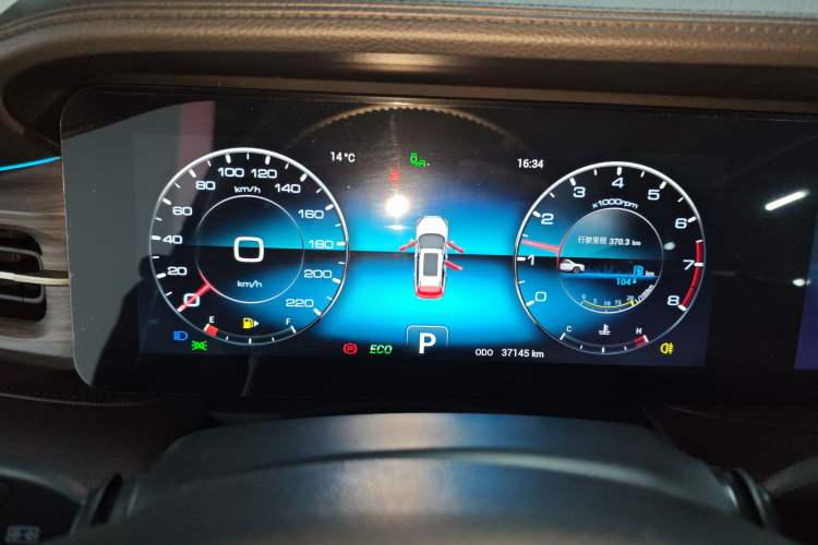 Used JETOUR X90 2024 1.6T DCT Qilin Edition 7-Seater Instrument Cluster