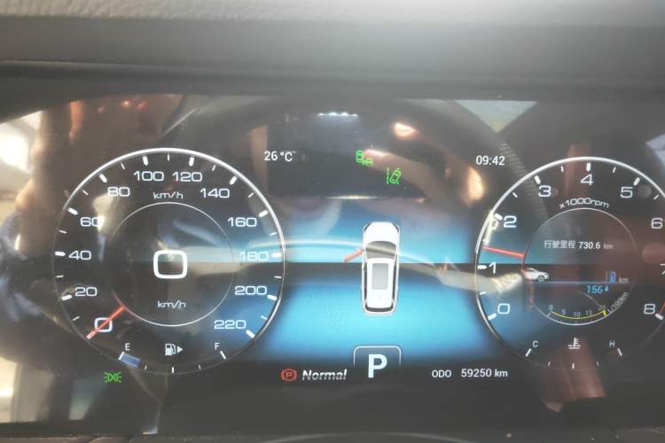 Used JETOUR X90 2024 1.6T DCT Qilin Edition 7-Seater Instrument Cluster