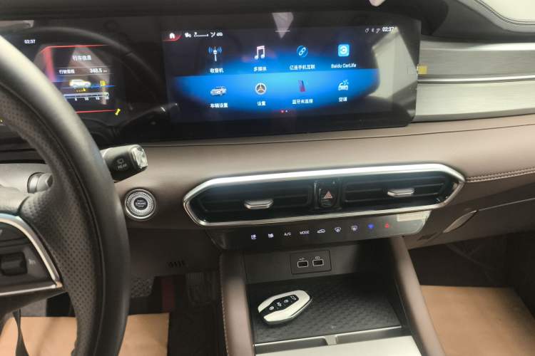 Used JETOUR X90 2024 1.6T DCT Qilin Edition 7-Seater Audio And AC Panel