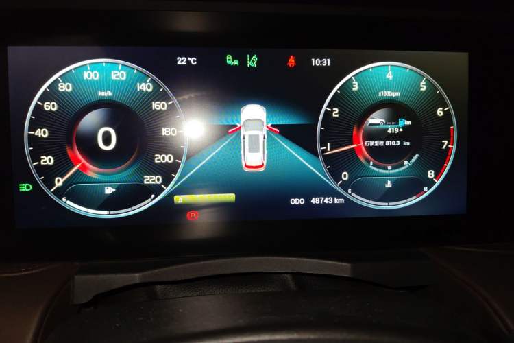 Used JETOUR X90 PLUS 2021 1.5T Manual "Yangfang" 5-Seater Odometer Close Up