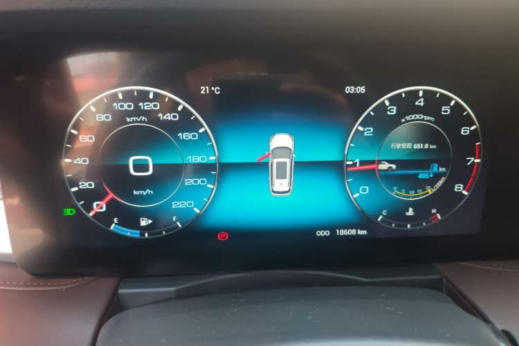 Used JETOUR X90 PLUS 2023 1.5T Manual Biyuan 5-Seater Instrument Cluster
