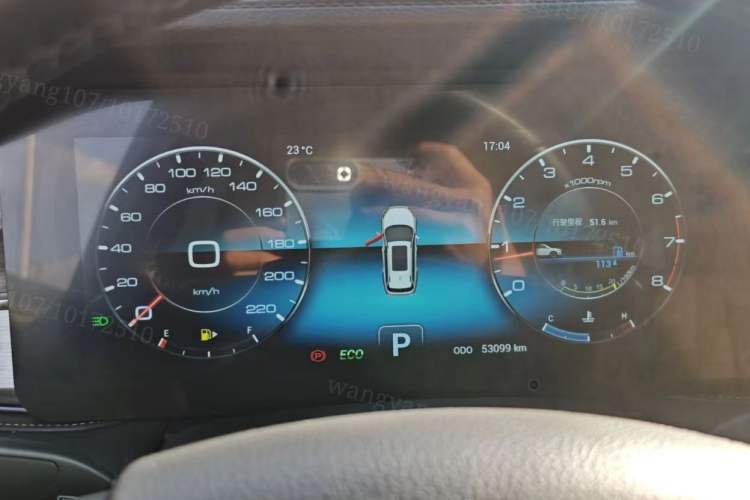 Used JETOUR X90 PLUS 2021 1.6TD DCT Villa 5 Seats Odometer Close Up