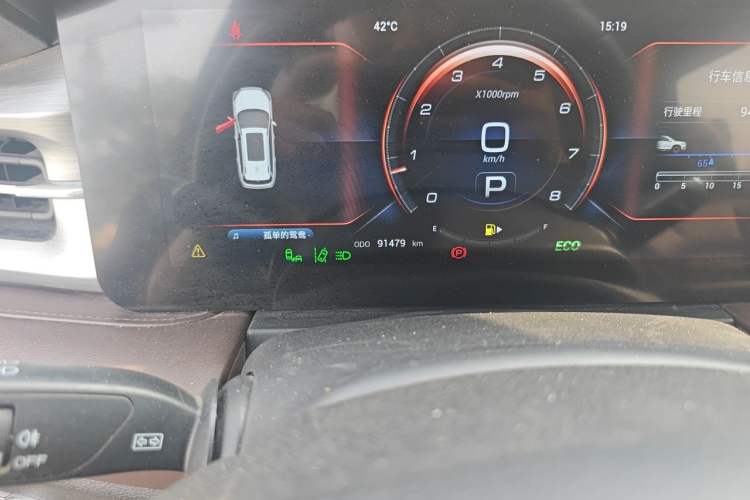 Used JETOUR X90 PLUS 2021 1.6TD DCT Villa 7-Seater Odometer Close Up