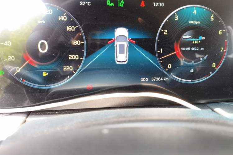 Used JETOUR X90 PLUS 2021 1.5T Manual Villa 7-Seater Odometer Close Up