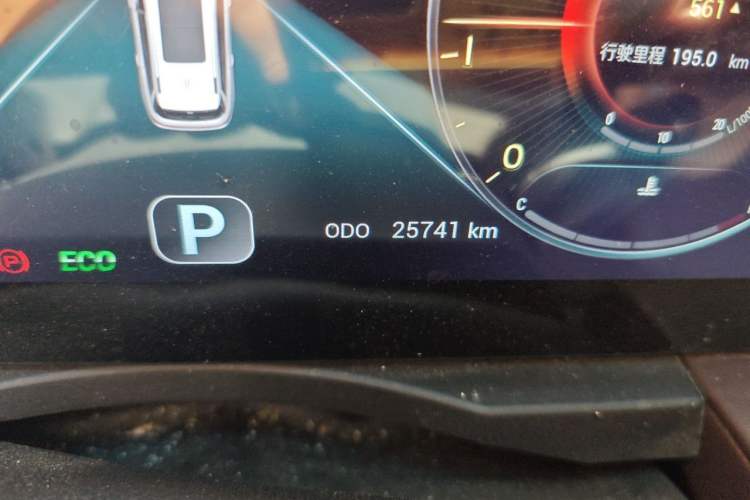 Used JETOUR X90 PLUS 2021 1.6TD DCT Villa 7-Seater Odometer Close Up