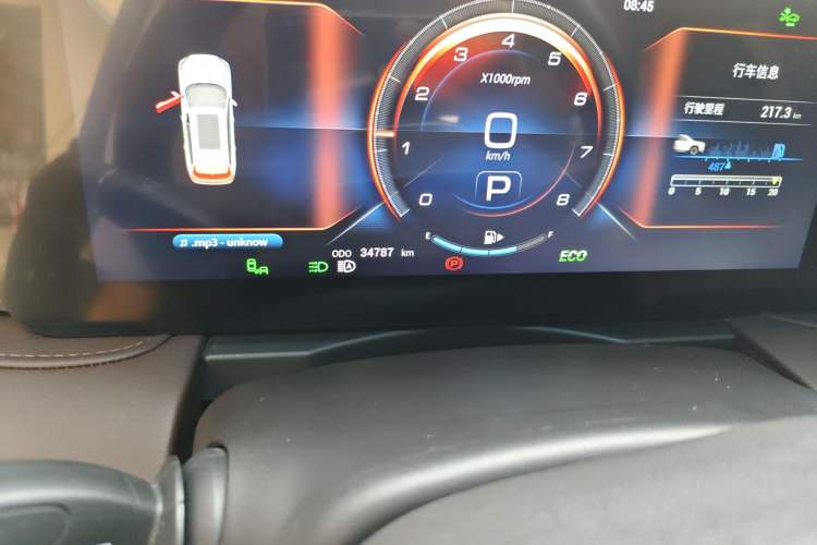 Used JETOUR X90 PLUS 2021 1.6TD DCT Estate 5-seater Odometer Close Up