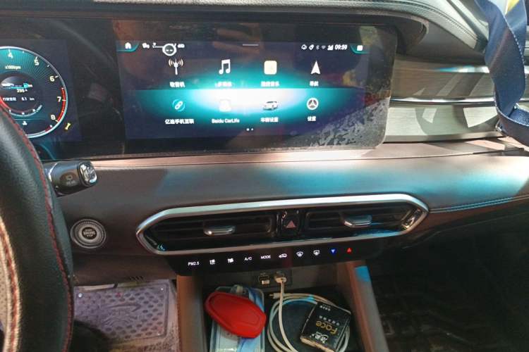 Used JETOUR X90 PLUS 2021 1.6TD DCT Villa 7-Seater Audio And AC Panel