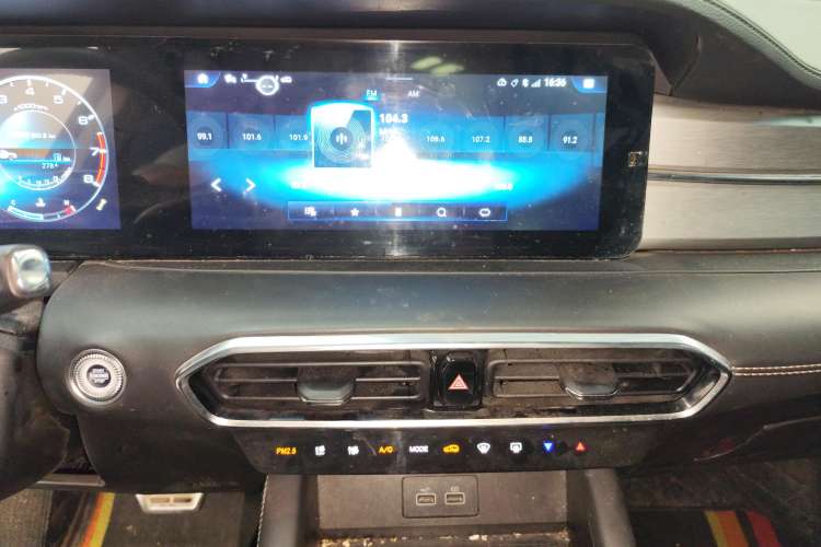Used JETOUR X90 PLUS 2021 1.6TD DCT Villa 5 Seats Audio And AC Panel