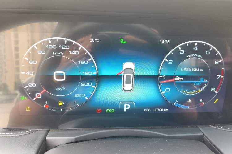Used JETOUR X90 PLUS 2021 1.6TD DCT Villa 7-Seater Instrument Cluster