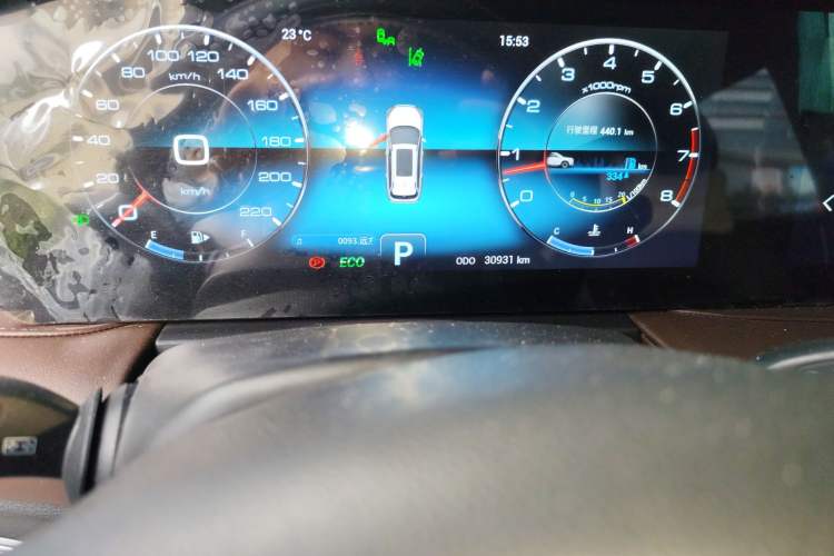 Used JETOUR X90 PLUS 2021 1.6TD DCT Villa 7-Seater Odometer Close Up
