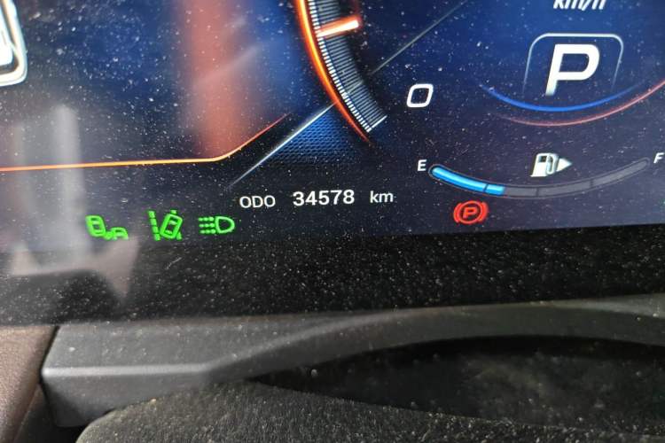 Used JETOUR X90 PLUS 2021 1.6TD DCT Villa 7-Seater Odometer Close Up
