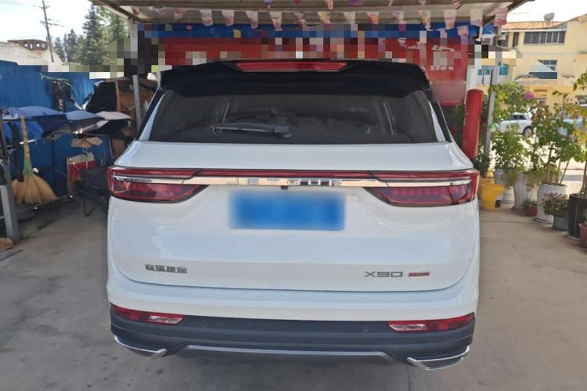 Used JETOUR X90 PLUS 2022 1.5T Manual Bieyuan 7-Seater Rear
