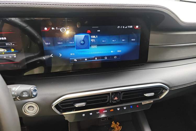 Used JETOUR X90 PLUS 2023 Facelift 1.6TD DCT Villa 7-Seater Audio And AC Panel