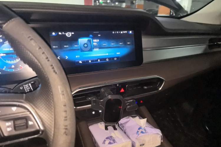 Used JETOUR X90 PLUS 2023 Facelift 1.6TD DCT Villa 7-Seater Audio And AC Panel